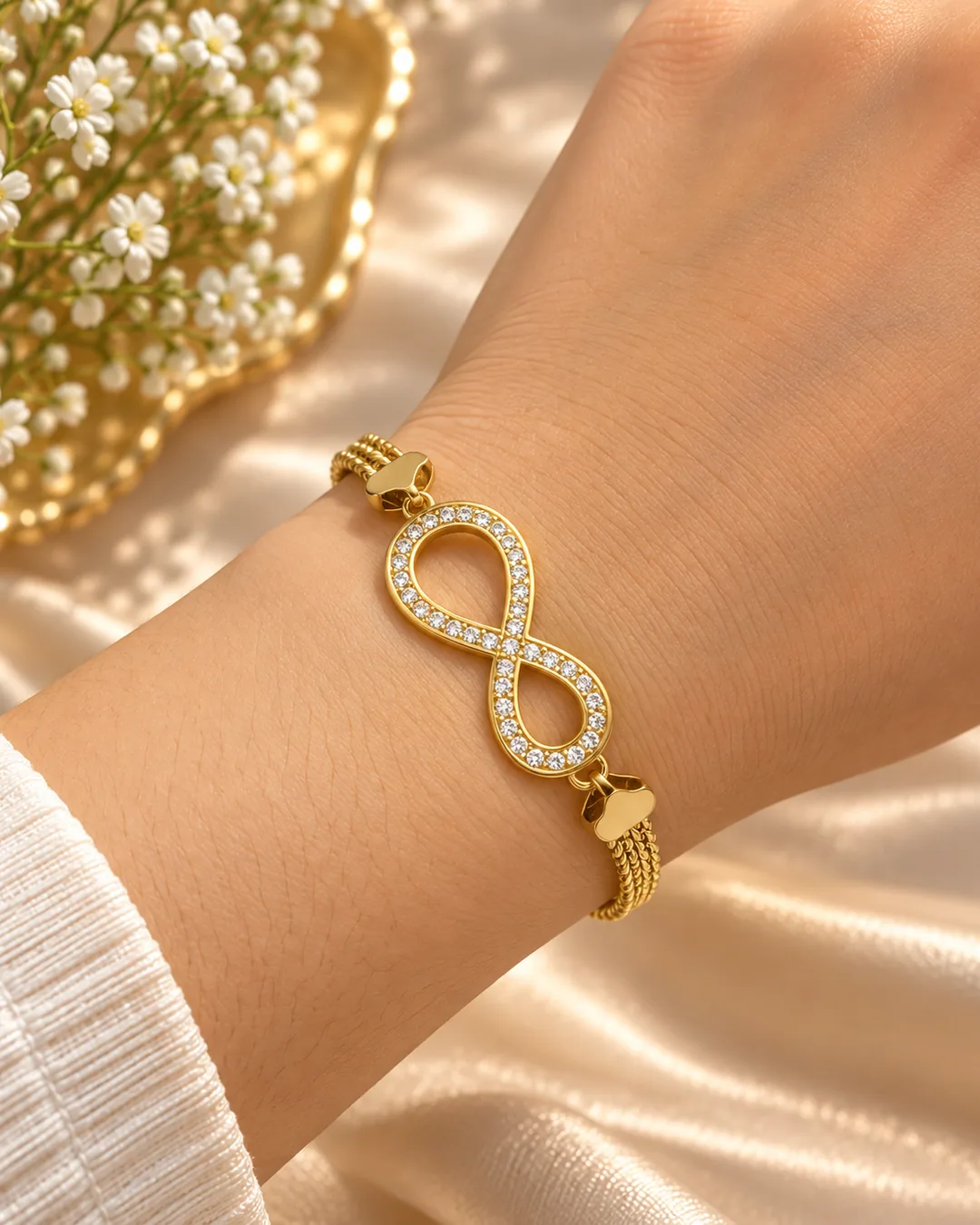 Infinity Pavé Bracelet